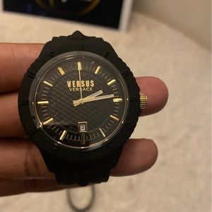 VERSUS VERSACE Tokyo Silicone & Stainless Steel Watch “Like New”